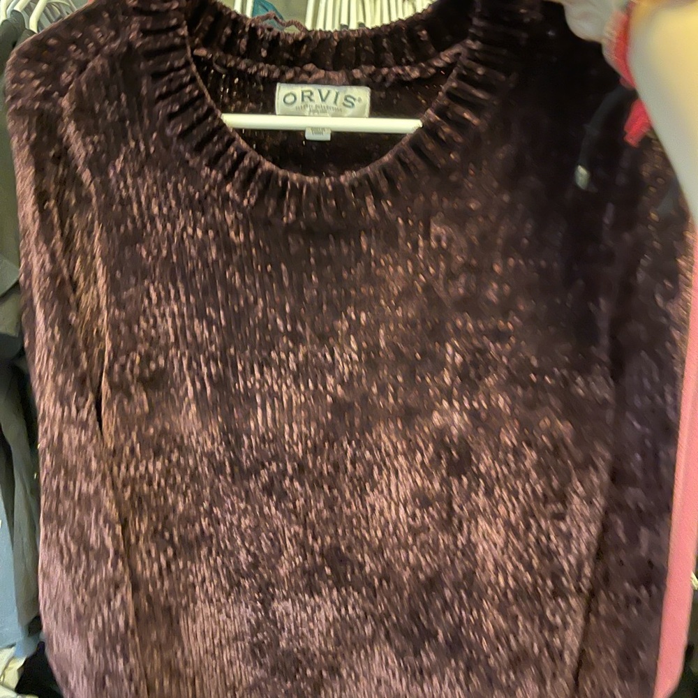 Orvis Women's Sweater in Deep Purple
